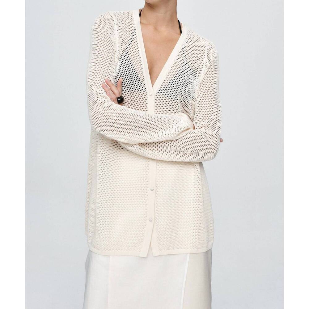 NEW MARLE calla cardigan in ivory